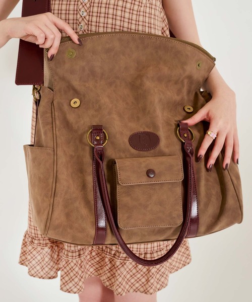 TINA：JOJUN（ティーナジョジュン） ボストンバッグ ショルダー付き