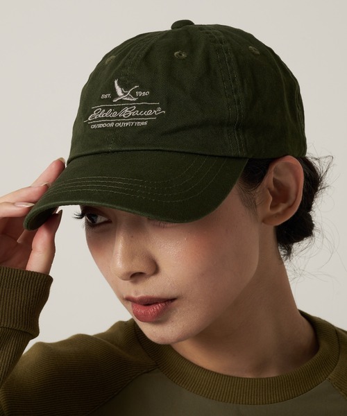 Eddie Bauer（エディーバウアー） キャップ 帽子 コットンツイル ロゴ