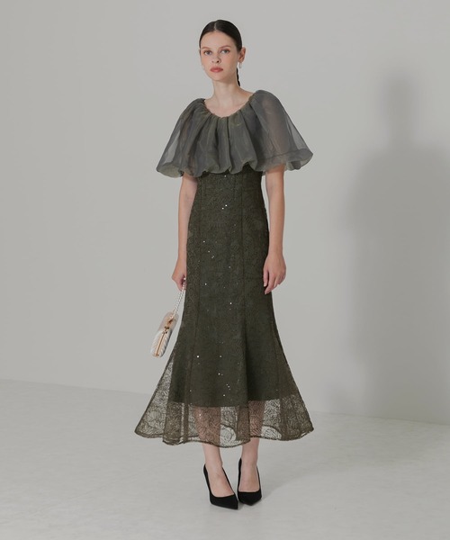 Leja（レジャ） ドレス 「LEJA」2WAYオフショルダーパフスリーブバリエ