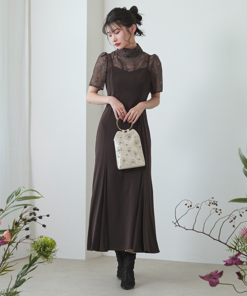 Kana ドレス 「低身長サイズあり」3wayレースボレロ＆マーメイドキャミ