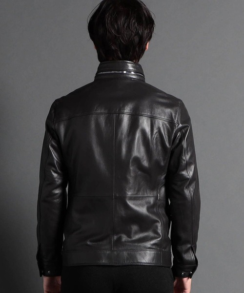 MONSIEUR NICOLE（ムッシュニコル） 革ジャン ライダース ラムレザー