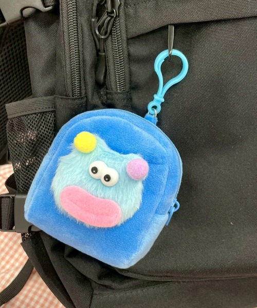 WEGO（ウィゴー） ポーチ WEGO/カラフルくまくまモンスターぬいぐるみ