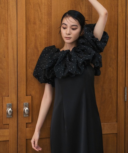 GIRL DRESS FOR NOW ドレス クラウドライクバルーントップス ドット