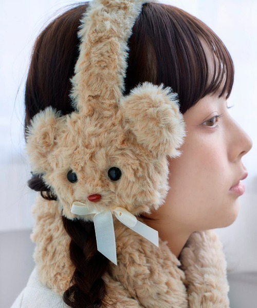 チュチュアンナ（tutuanna） 耳当て イヤーマフ ふわふわくま