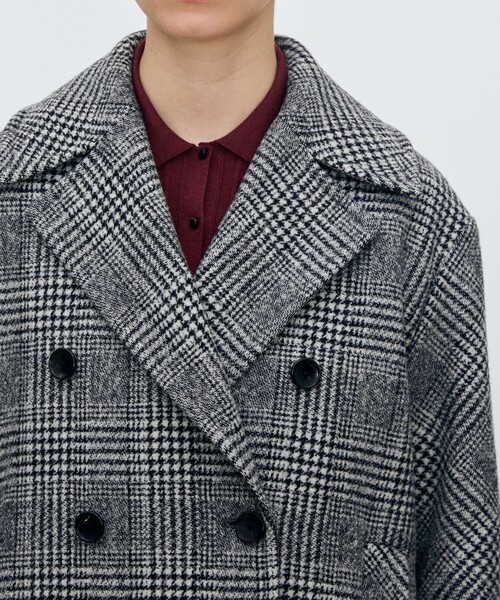 TOMORROWLAND collection ピーコート pコート ウールカシミヤグレン