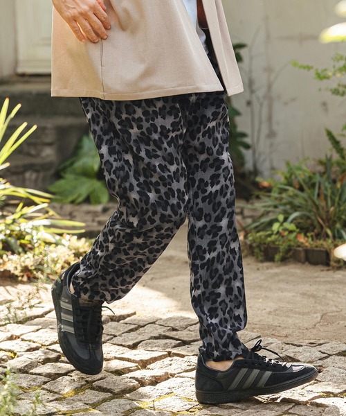 CAMBIO（カンビオ） パンツ mp14468- Leopard Relax Pants レオパード