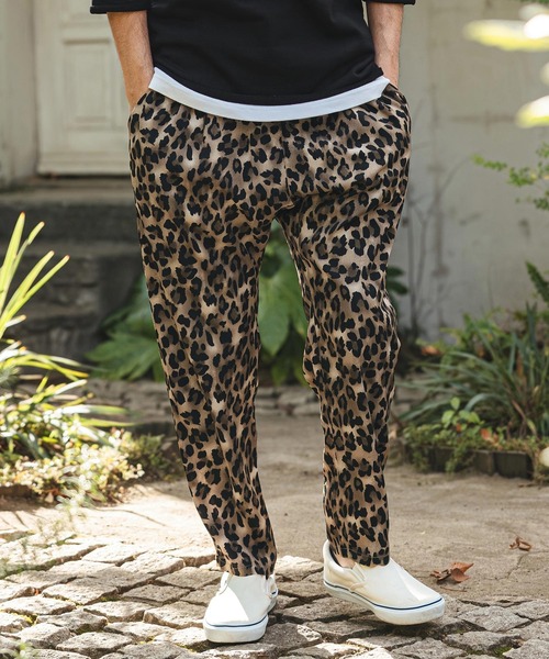 CAMBIO（カンビオ） パンツ mp14468- Leopard Relax Pants レオパード