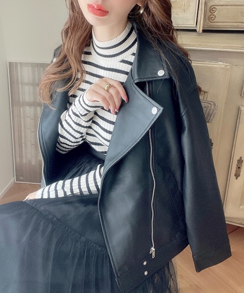 moment+ レザージャケット ライダース 「累計販売枚数2万枚突破