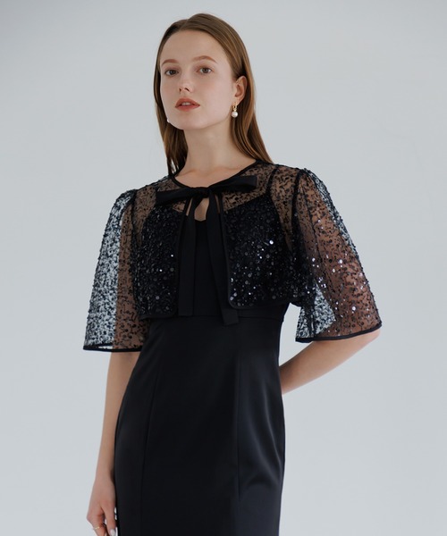 Leja（レジャ） ドレス 「LEJA」スパンコールビジューボレロマーメイド