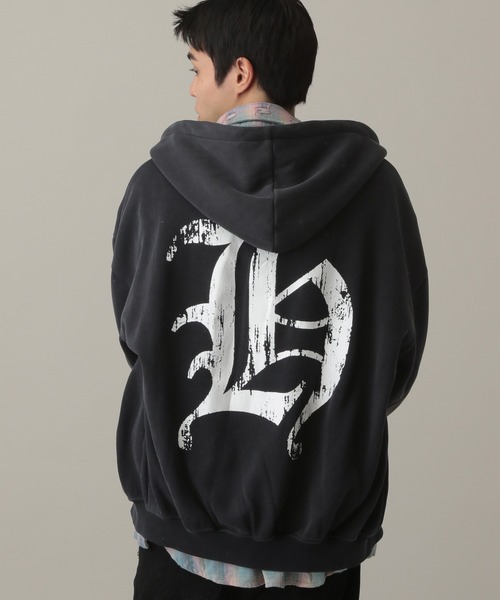 LAND MUSEUM tシャツ 「UNISEX」LAND MUSEUM／ゴシックロゴZIPパーカー