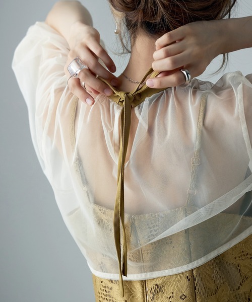 etoll.（エトル） ドレス 3wayシフォンボレロ＆レースキャミドレス