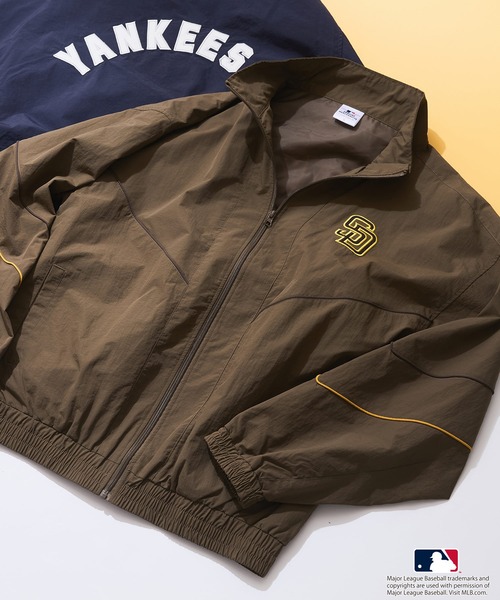 MLB ナイロンジャケット 「MLB/メジャーリーグベースボール」ツイル