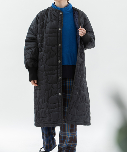 nop de nod（ノップドゥノッド） コート アウター ノーカラースワン