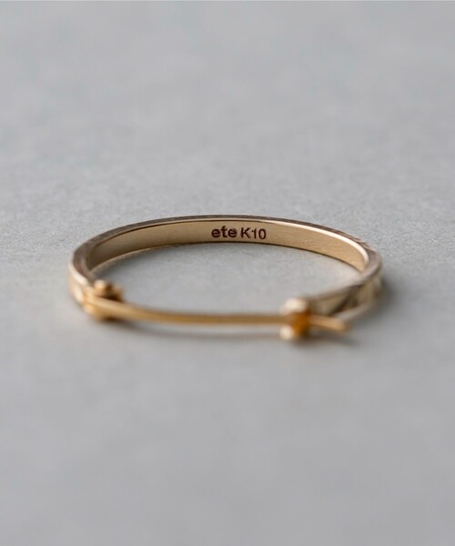 ete（エテ） ピアス K10YG クレール カット ピアス レディース