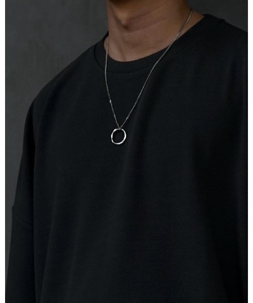 ARROWM ネックレス ツイストリングネックレス メンズ : ZOZOTOWN Yahoo