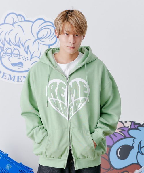 Remember. パーカー Remember LOVE Zip Hoodie / リメンバーラブジップ