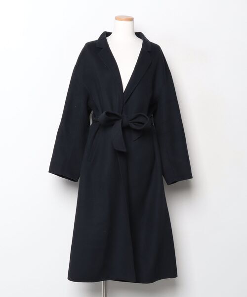 SHIPS（シップス） チェスターコート 38 ネイビー レディース