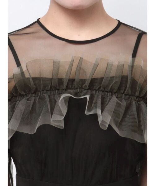 LAGUNAMOON（ラグナムーン） パンツドレス LADYフリルオフショル