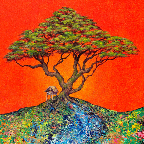 宇宙の絵画 455x380 宇宙のドレス 宇宙から地球を見て、とても大きい