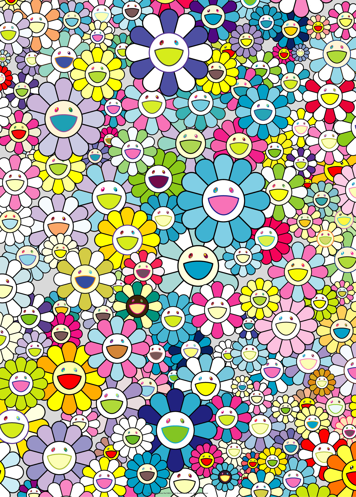 村上隆 ポスター 「Blue Life Force, 2012」(額装あり) 村上隆