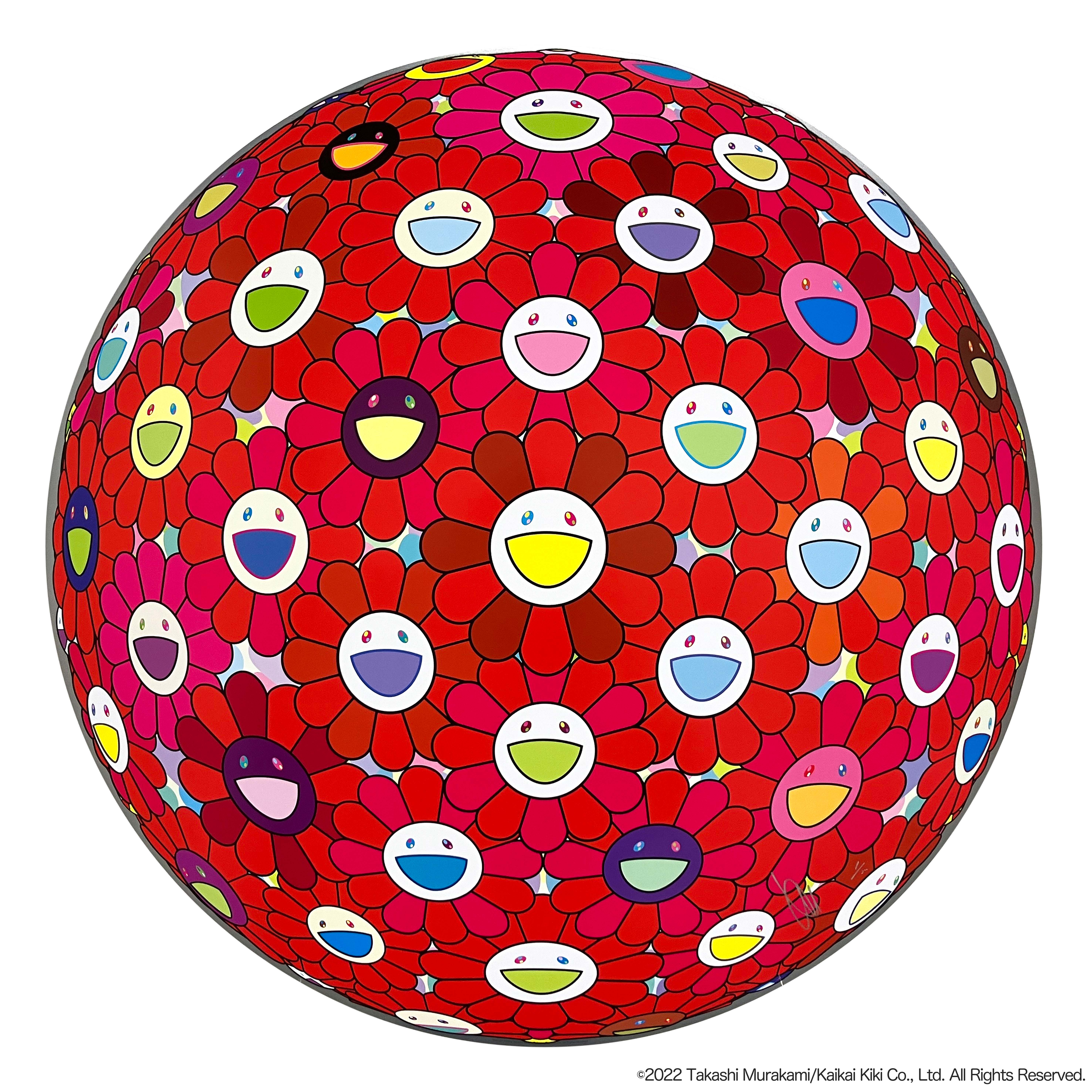 12月23日(月)12時よりWEBショップにて、村上隆直筆サイン入り