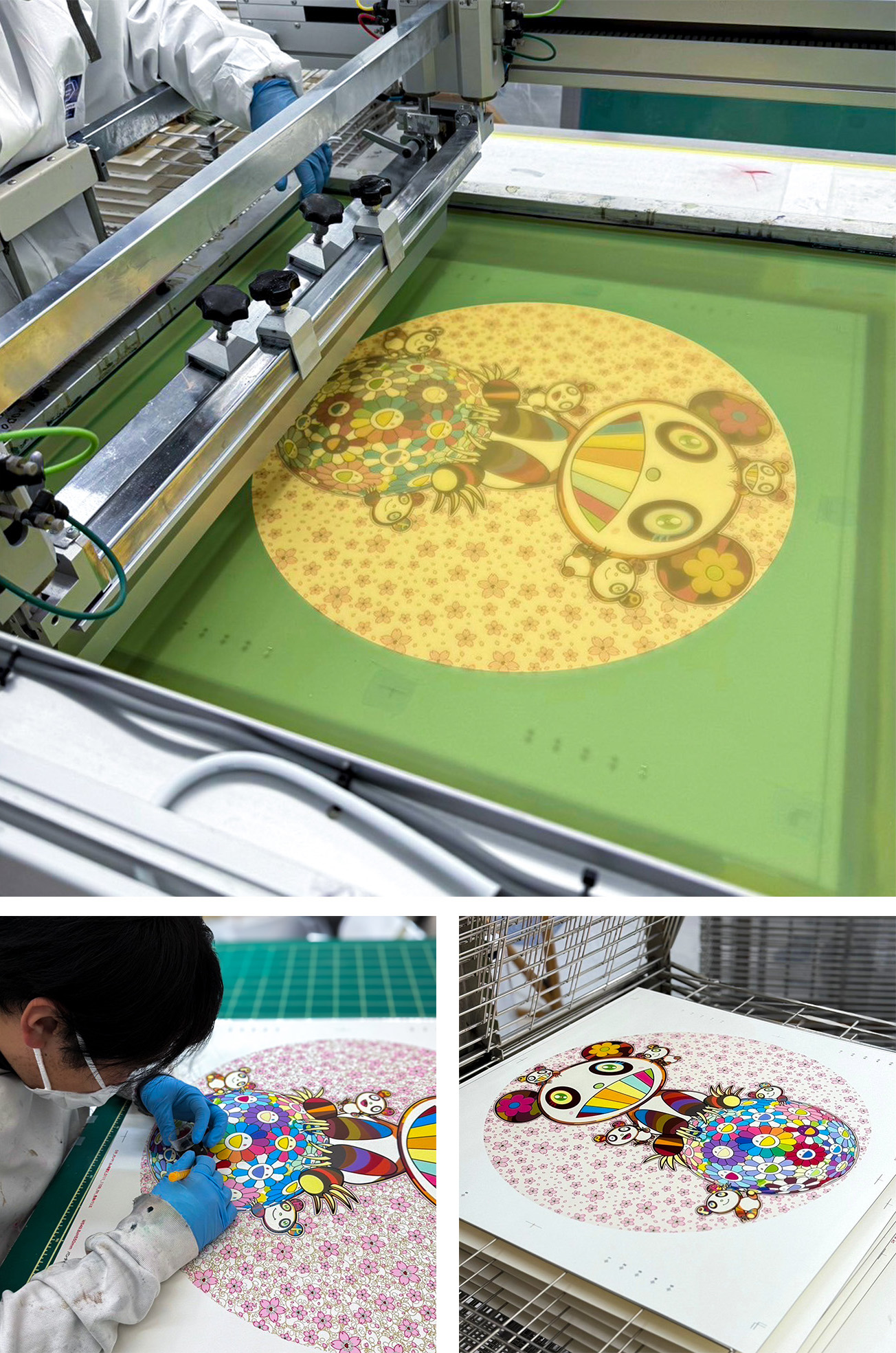 1月17日(金)12時よりWEBショップにて、 村上隆直筆サイン入り新作版画