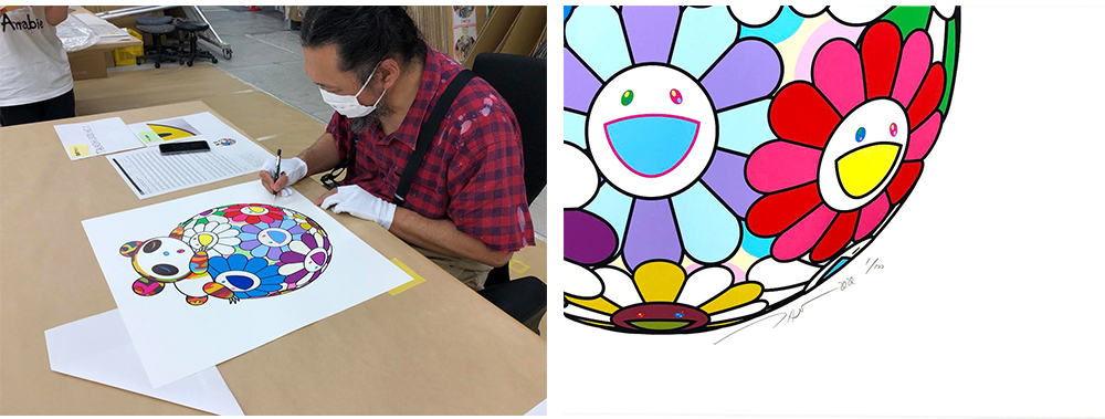 WEBショップにて村上隆の新作版画2種を販売いたします。 | Zingaro