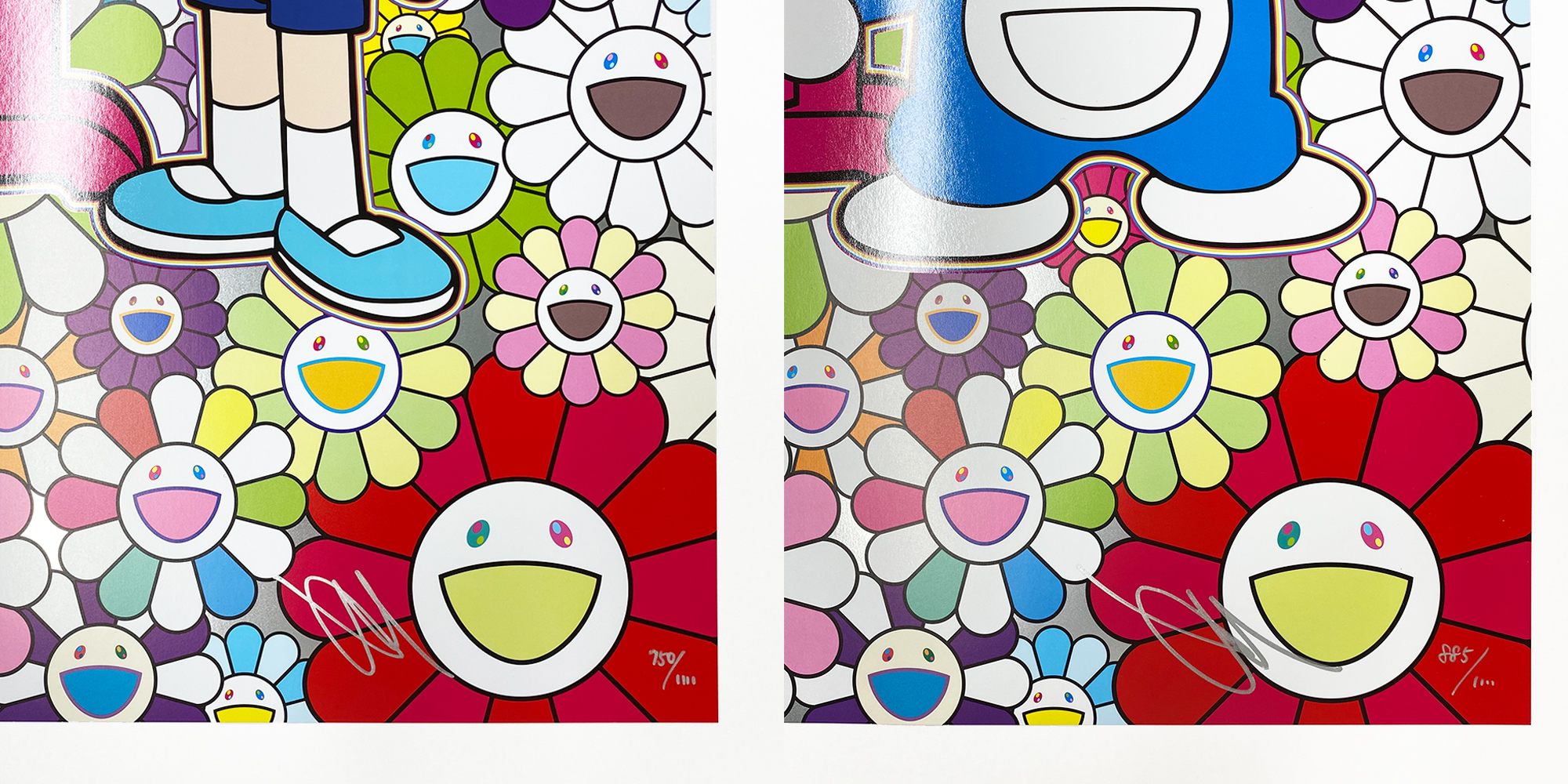 9月16日(水)10時より、村上隆 ドラえもんコラボポスター作品 お花畑の