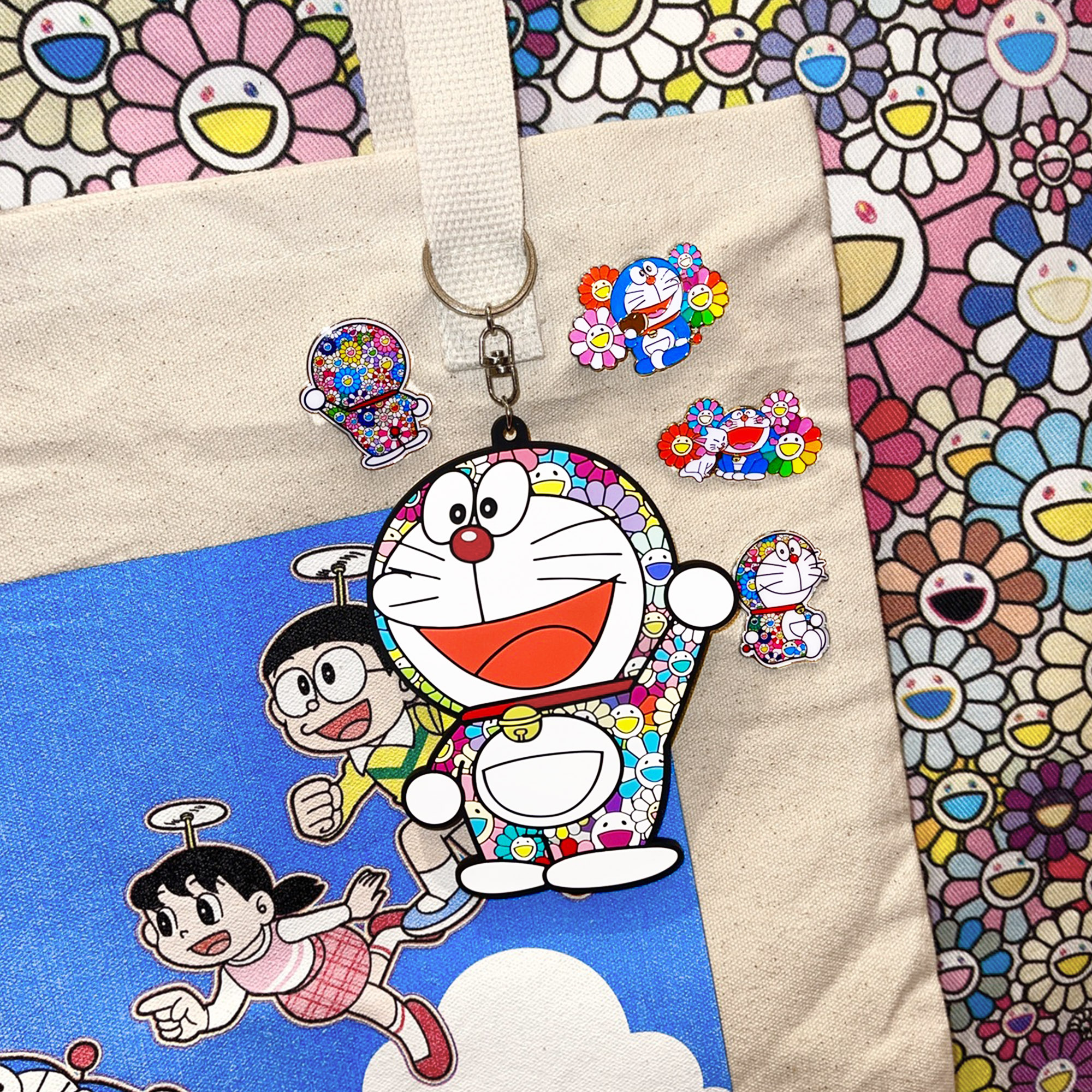 村上隆 限定版画 ピンキーちゃん お花 ドラえもん supreme 村上隆 限定