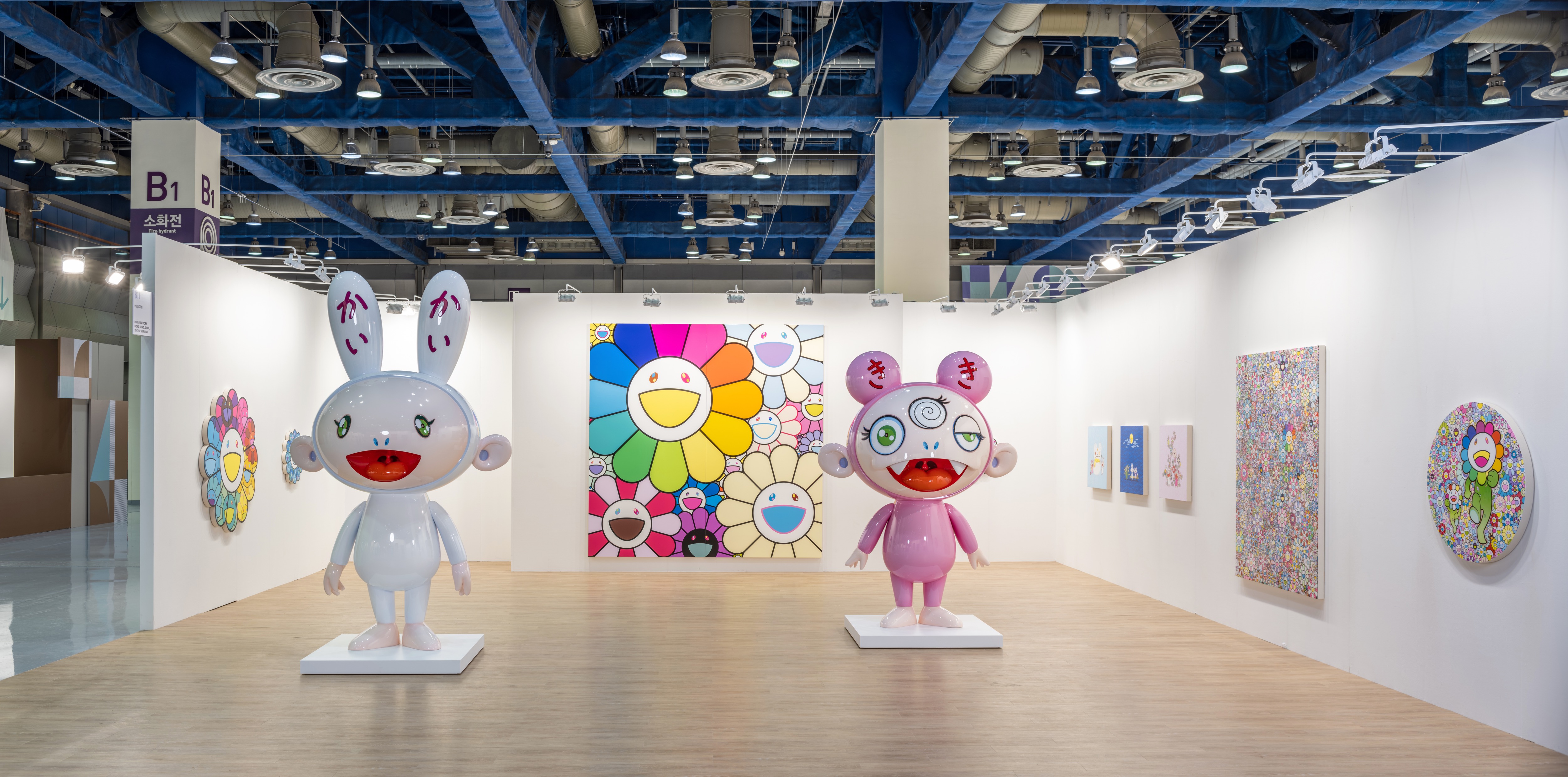 村上隆 「天国への階段から見えるお花畑」Ed.300 サイン入り版画