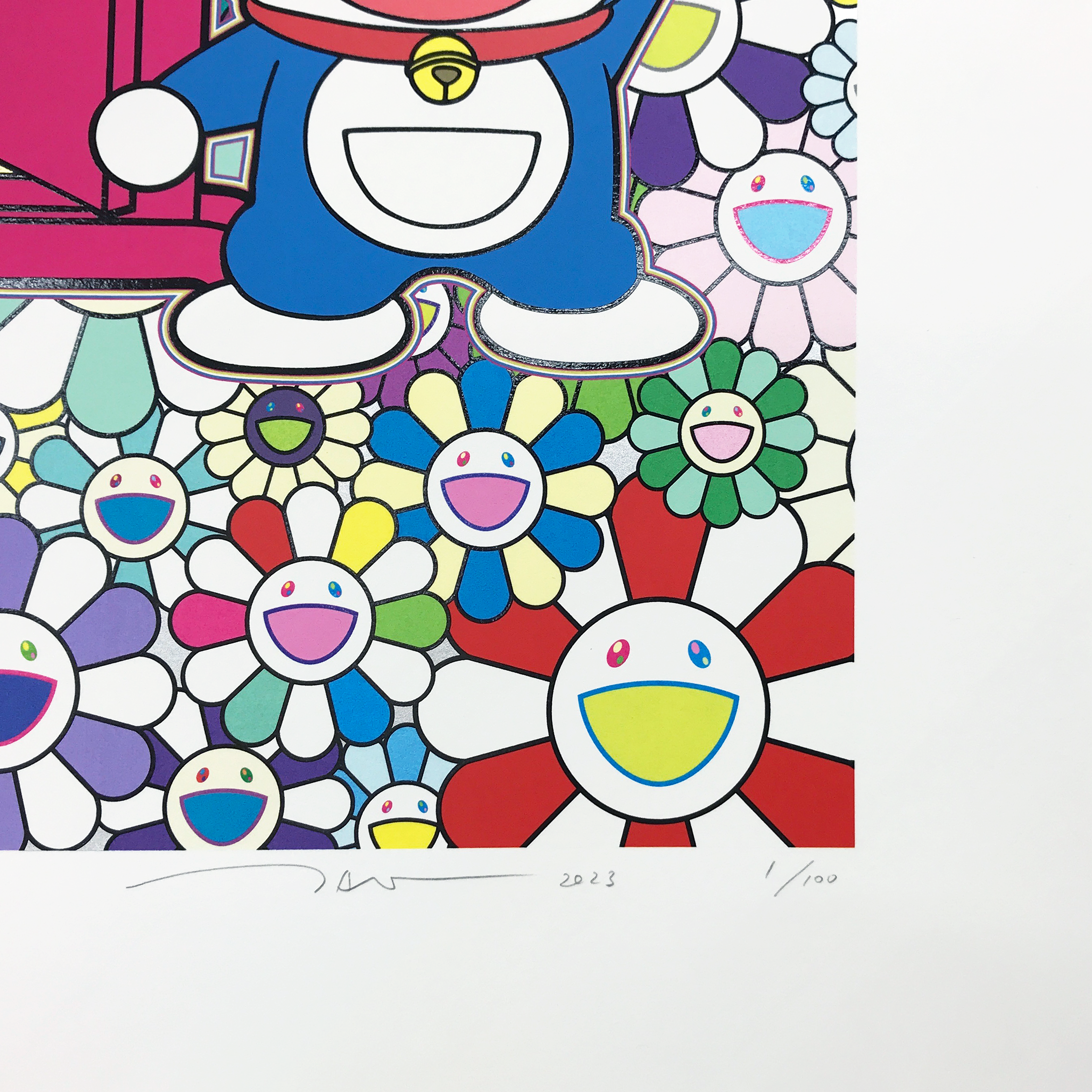 タイムマシンでレッツゴー (ポスター作品) 村上隆 ドラえもん 村上隆