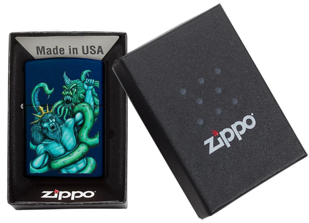 Navy Matte Sea King Design – Zippo USA
