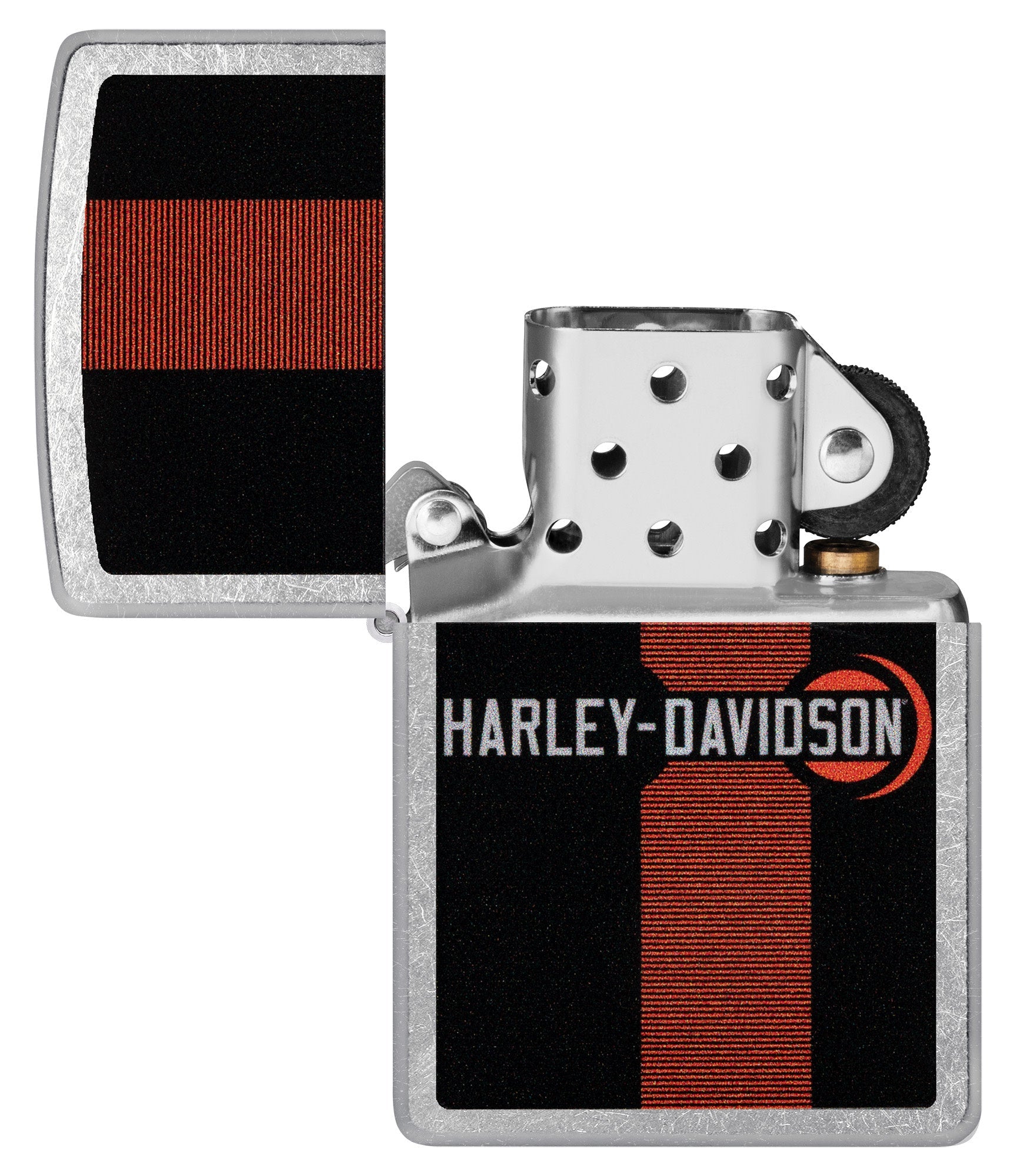 Harley-Davidson® Racing Stripes Design Street Chrome Windproof
