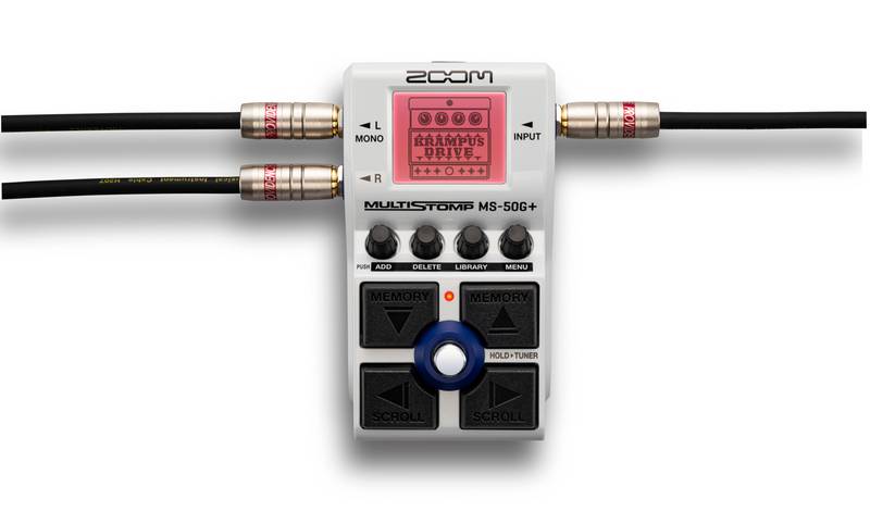 箱と説明書、電源ケーブル付き】ZOOM MS-50G MULTI STOMP ZOOM MS-50G