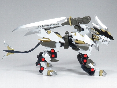 ゾイド もどき ムゲンライガー クリアver.電飾付パール塗装 グロス