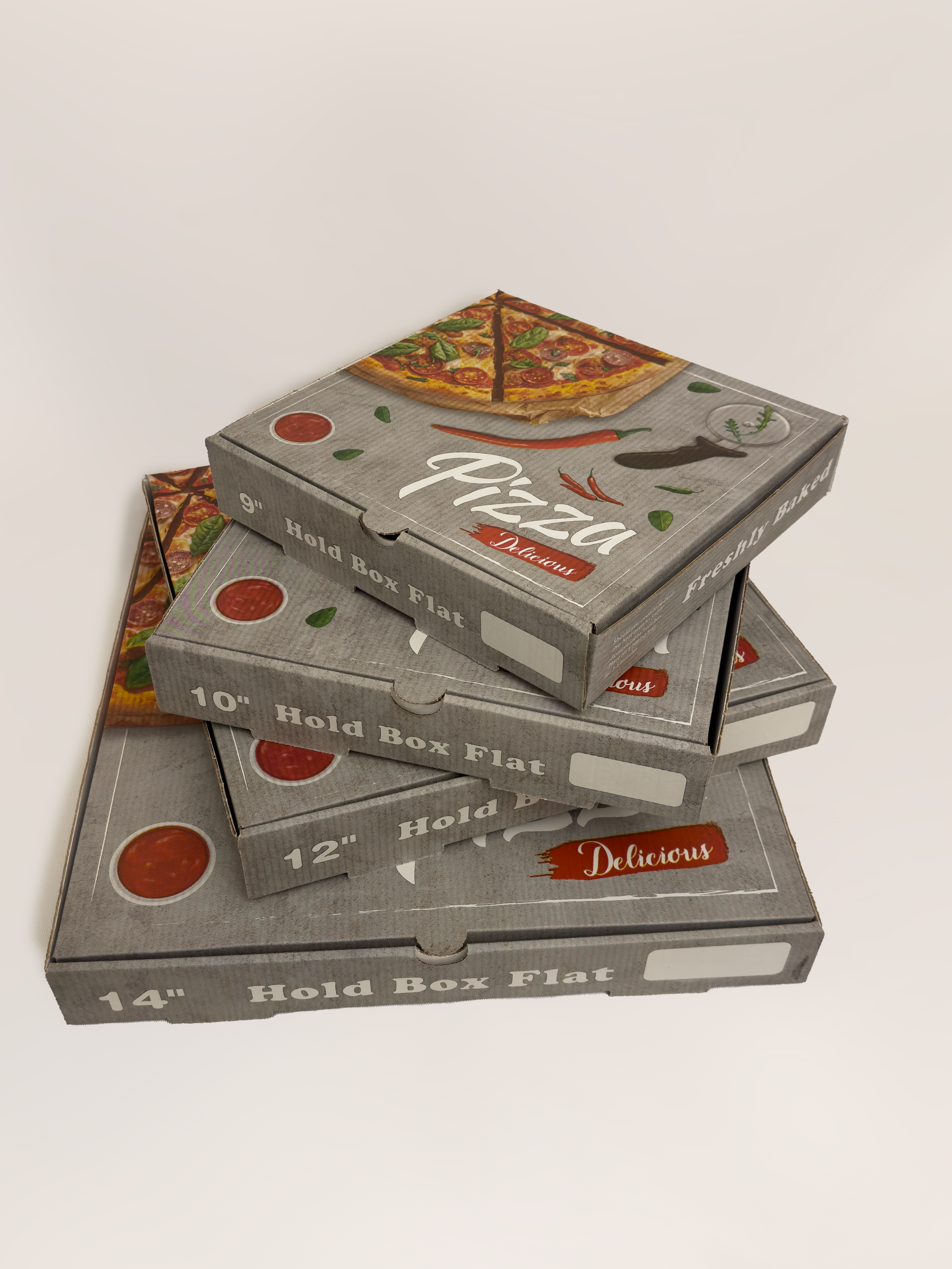 Pizza Colorized 1oz シルバー 限定100枚 Pizza Boxes 12 - ZNKA Packaging
