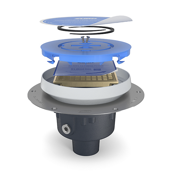 Square Deck Plate Drain with EZ1 Technology | Zurn