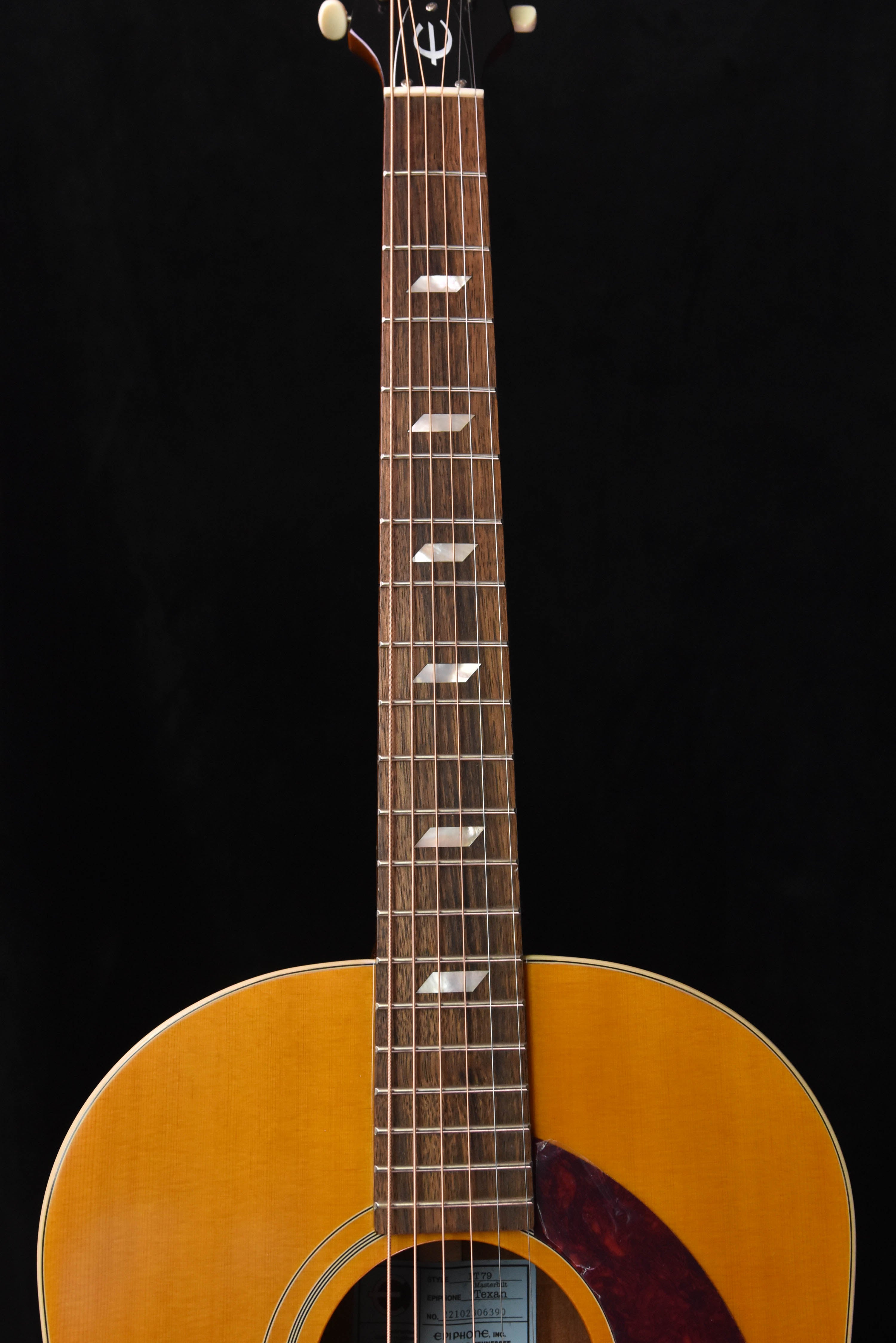 Epiphone Masterbuilt Texan Acoustic Guitar Aged Natural antique Gloss