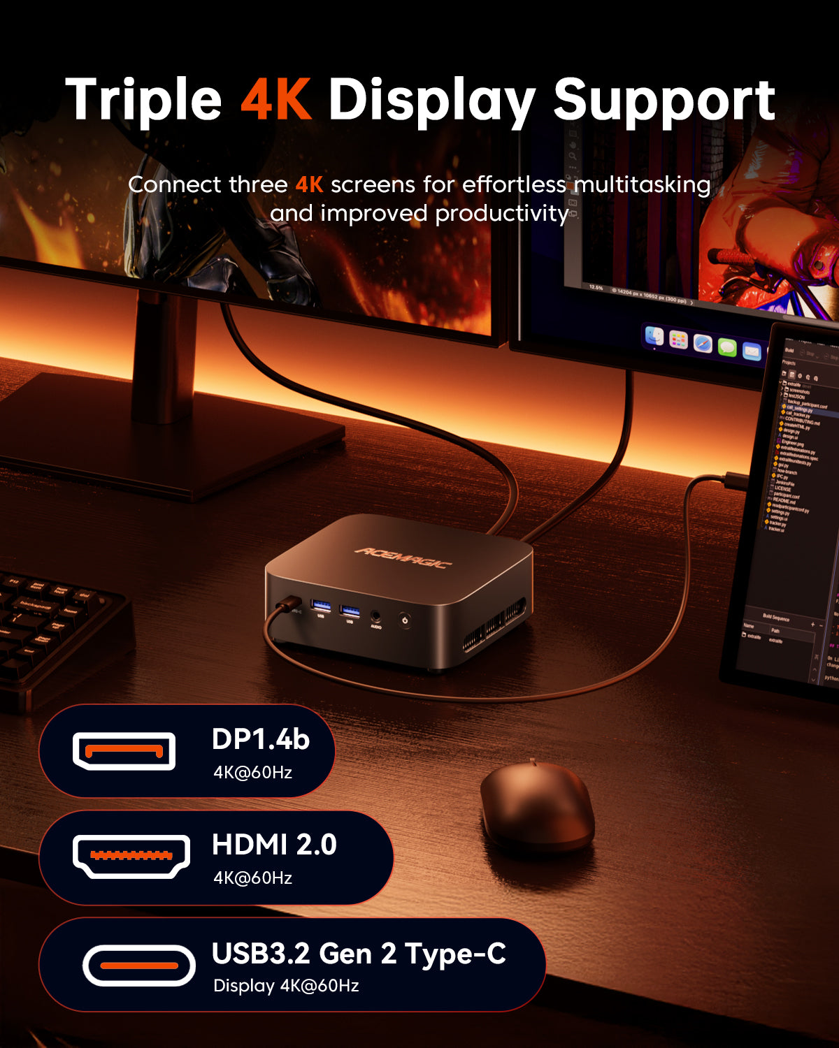 ACEMAGIC K1 AMD Ryzen™ 5 7430U Mini PC