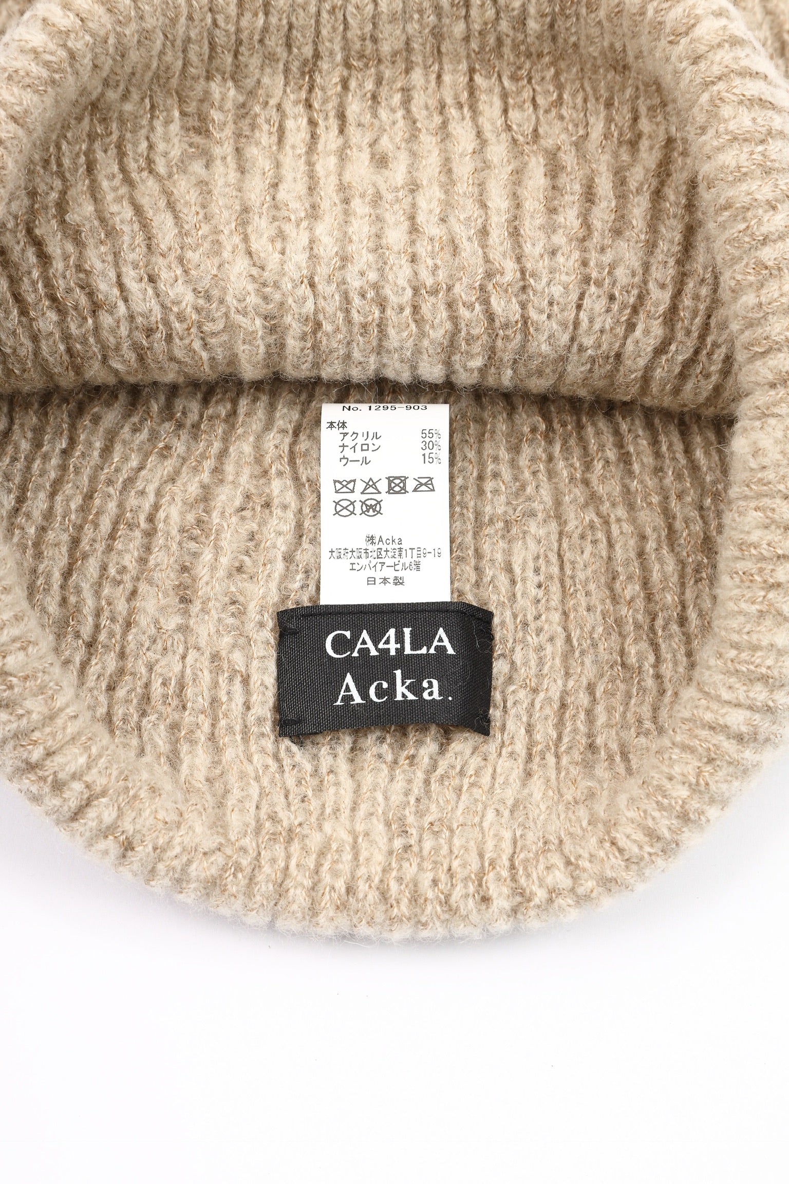 CA4LA×Acka. knit beanie – Acka online store