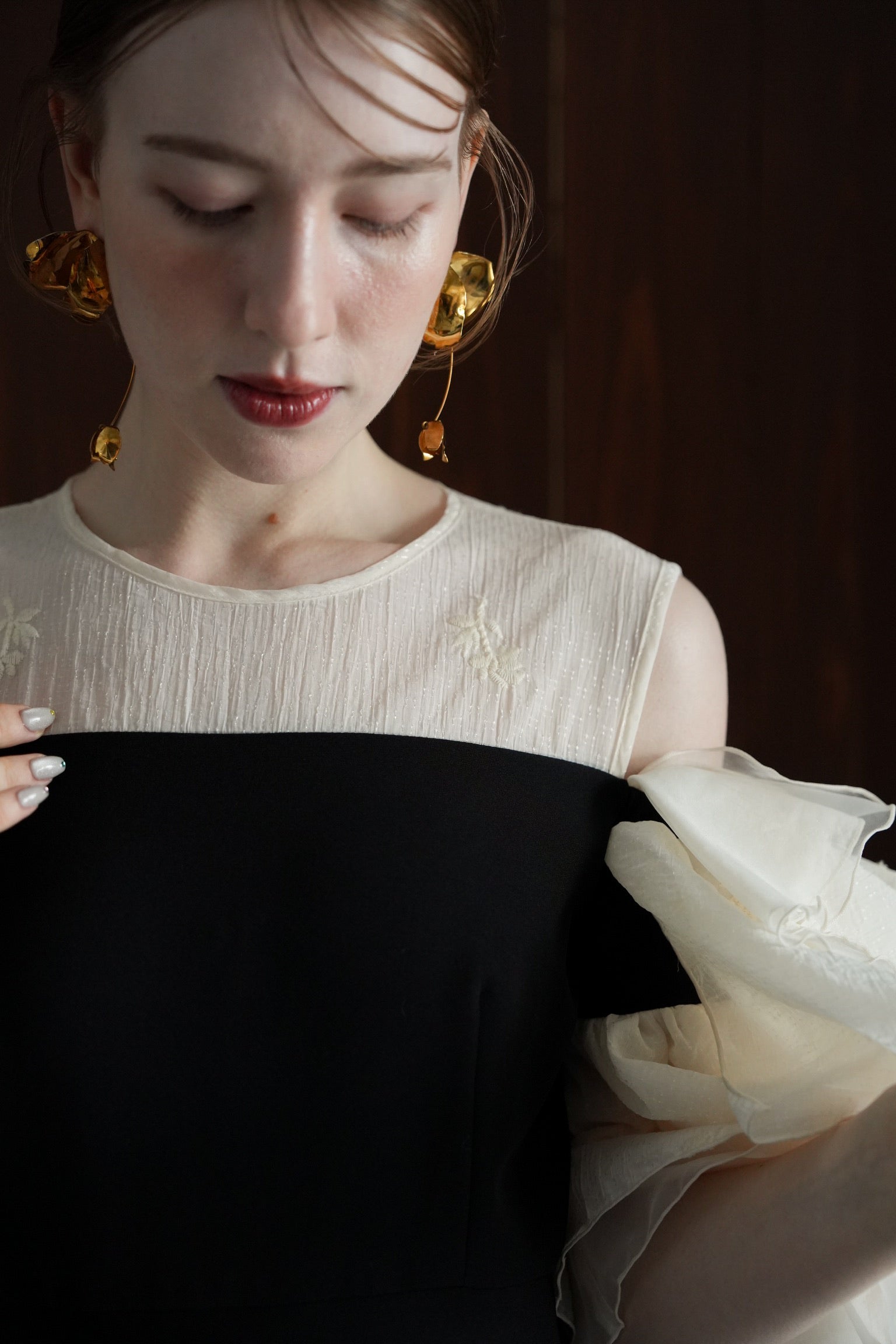 organdy frill dress – Acka online store