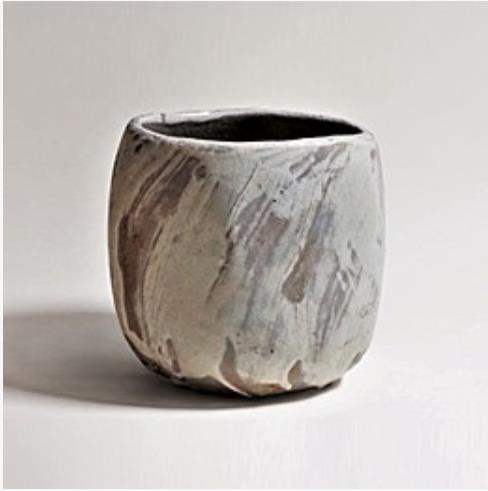 陶芸家 桃源窯 吉田喜彦 白花形鉢 菓子鉢 粉引 師 荒川豊蔵 陶芸家の