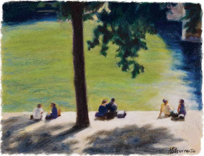 セイ・ハシモト 追悼絵画 展 －パリ、多くの細道－」伊勢丹新宿店