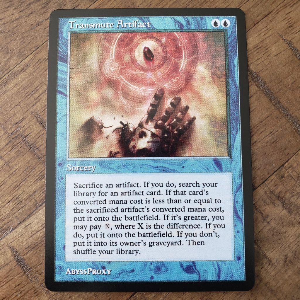 Transmute Artifact #B - MTG - Abyss Proxy Shop: Enhance Your