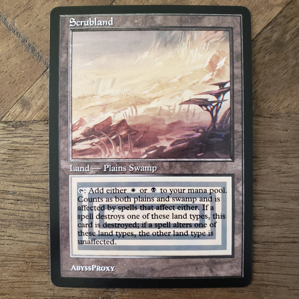 MTG】Scrubland 英語1枚 scrubland mtg 英語 1枚 hp scrubland mtg