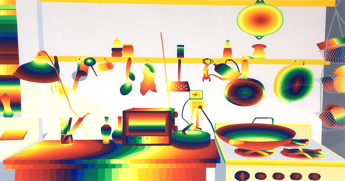 靉嘔 AY-O (アイオー) シルクスクリーン「孔雀」174/180 額装 Yahoo