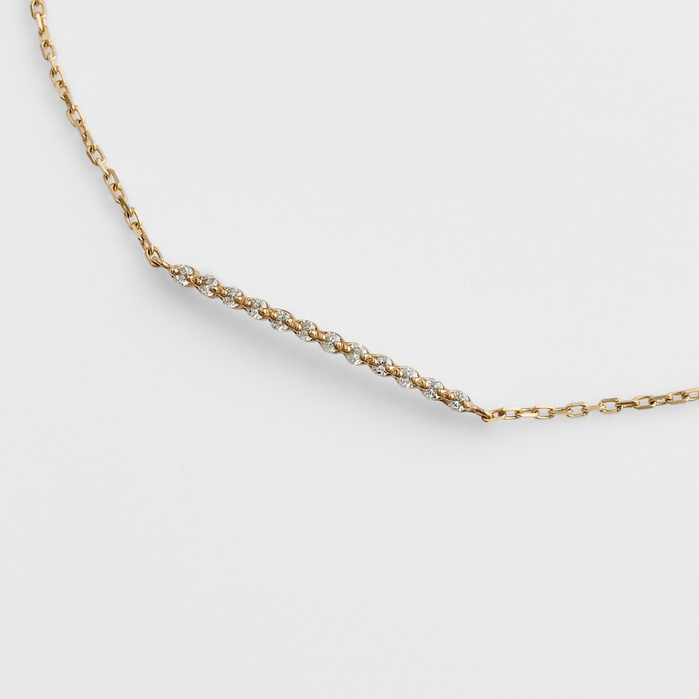 K10タッセルブレスレット agete アガット パープル agete アガット K10