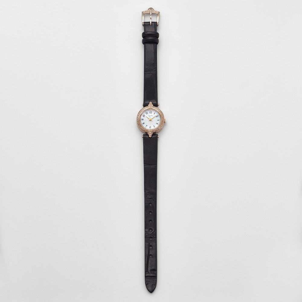 ラウンドフェイス革ベルトウォッチ｜時計｜アガット 公式オンラインストア