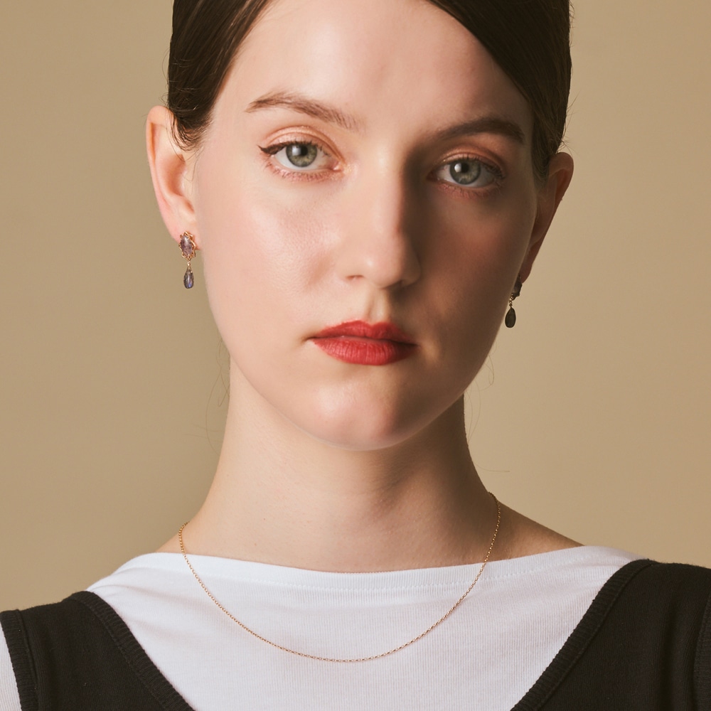 K10ラブラドライトピアスチャーム｜ピアスチャーム｜アガット 公式