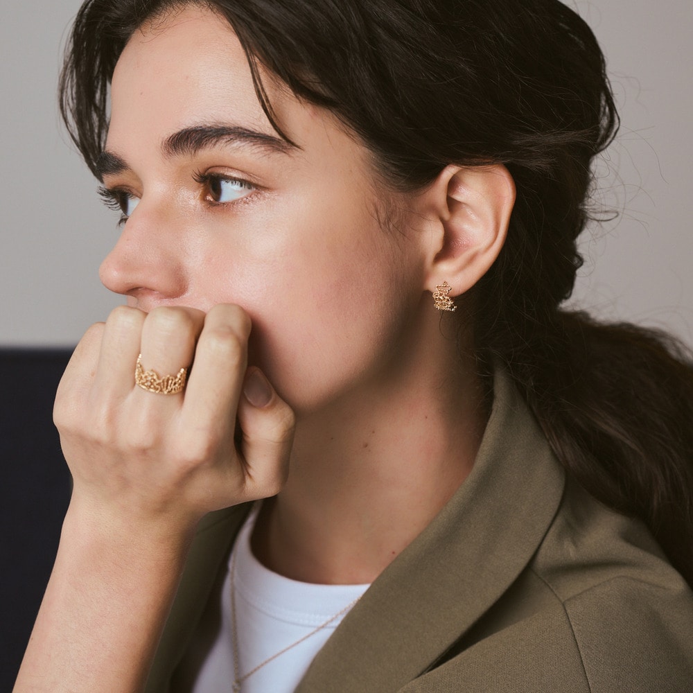 K10ダイヤモンドピアス《アガット35周年》｜ピアス｜アガット 公式